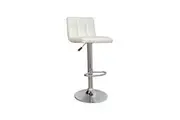 Chotto Set of 2 Nomu Adjustable Swivel Bar Stools - White