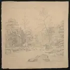 Photo:Ichabod Crane's bridge - in sketch book