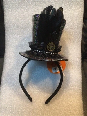 New Steampunk Mini Top Hat Headband Costume Accessory Halloween
