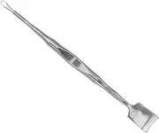 Generic Cleaning Tools Scraper Makeup Spatula Facial Tools Facial Skin Care Tools Skincare Tool Black Head Remover Face Exfoliator Scrubber Extractor Silver Stainless Steel