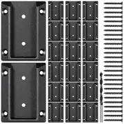 20Pcs ADC-12 Aluminum Deck Railing Bracket, Deck Railing Connectors for 2"X4" (A