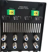 Arris BPD4x Optical Demux Backplate, Ch Group T(52-55); BP-35D4T-1-00-AS