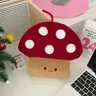 Cloth Mushroom Tissue Box Cute Tissue Cover Hanging Tissue Bag Dining Table
