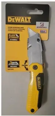 DEWALT Folding Retractable Utility Knife Lock Back Brand New Sealed
