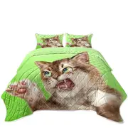 Cats Cool Art Drawings the Attacker Kitten Coverlet