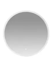 [Emitto] LED Round Anti-Fog Bathroom Makeup Light Decor Wall Mirror 60cm in Clear
