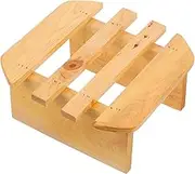 ULDIGI Bathroom Stool for Adults Foot Rest Stool Kids Step Stool Japanese Bath Stool Wooden Stool Rack Foot Spa Stool