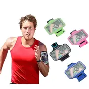 RH07 5.5" Sport Running Armbands Case Waterproof Phone Case Arm Bag Phone Holder For Man Woman Running Fitness-Green