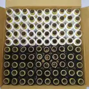 100 Pcs Set Assorted Black & White Polyester Thread Spool Spun Sewing Supplies