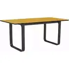 ULMER Dining Table 180cm - Black Ash & Oak