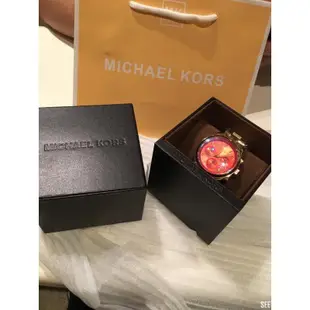 實拍 Michael Kors變色玫瑰金腕錶 三眼日曆黑色不鏽鋼帶女款腕錶 MK5940 5939 女錶