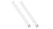 36W UVC Replacement Bulb 2G11 Base for Aquarium Pond Filter UV Clarifier, 2-Pack