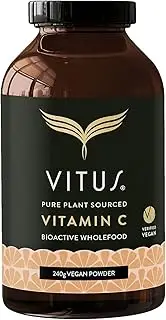 Pure Plant Sourced Vitamin C Vegan Powder, 240 grams