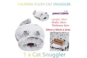 Pet Calming Soft Plush Snuggler Warm Cave Bed Mattress Cat Dog Cushion Bedding