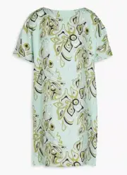 Authentic Emilio Pucci Runway Silk Mini Shift Dress NWT African Print Mint 40 6