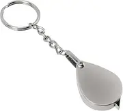 Hanging Magnifier Pendant Portable Keychain Loupe for Adults for Reading Fine Prints Crafts and Outdoor Activities Multi Functional Glass Accessory