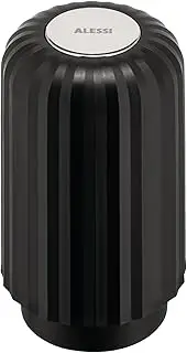 [Alessi] Plissé MDL20 B Empty Capsules for Nespresso and Vertuo Machines, Thermoplastic Resin, Diameter 8.3 cm, Black