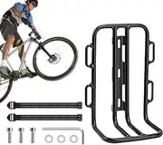 Cycle Fork Mount Rack - Large Loading Capacity Luggage Touring Carrier Racks,Cycling Accessories, Bag Luggage Shelf for Front Fork Tube