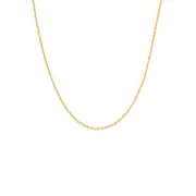 9ct Gold 45cm Solid Open Curb Chain