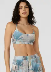 [Lorna Jane] Mirage All Day Sports Bra in Print, Size - XS XS Mirage Print