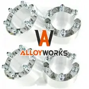 4Pc 50MM WHEEL SPACERS For Toyota LANDCRUISER PATROL PAJERO HILUX PRADO 6STUD
