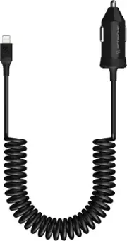 Scosche PowerVolt 20-Watt, Attached 4-Foot Coiled USB-C Cable - CPDi4203...
