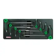 Toptul 8pc Two Way Ball Point & Hex L-Key Wrench Set