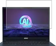 Puccy Tempered Glass Screen Protector Film, compatible with MSI Stealth 14 AI Studio A1V A1VGG A1VFG A1VEG 14"" Laptop (Active Area Cover Only) Protective Protectors Guard, Transparent
