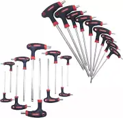 KEWAYO T-Handle Allen Wrench Set, Metric Hex Key Torx Security