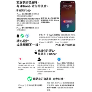 Apple iPhone 15 6.1吋智慧型手機~送MK無線充電殺菌盒+MK30W旅充頭 [ee7-1]