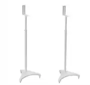 Sanus EFSat Height Adjustable Stands for Satellite Speakers Pair -White Series 3