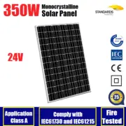 24V 350W Mono Solar Panel Generator Caravan 24V Battery Charging 350WATT 36V PV