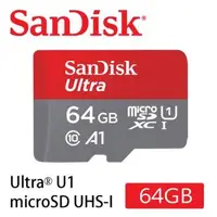 在飛比找森森購物網優惠-SanDisk Ultra 64GB記憶卡 microSDX