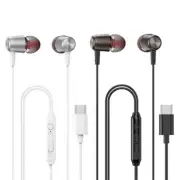Sleek Type C Earphone Great for Music Enthusiasts 10mm Highly Speaker