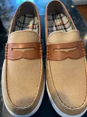 MENS' COLE HAAN Nantucket Loafer II C27453 Canvas/Iced Coffee 10M US