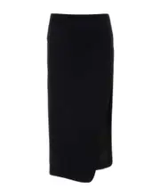 Ann Demeulemeester Wrap Midi Skirt IT40,IT42 Black