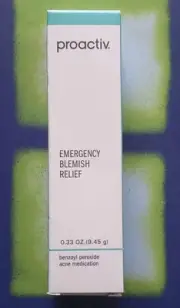 1 Tube Proactiv Emergency Blemish Relief Acne Treatment SEALED .33oz *Read 4/24