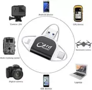 Multi-Port 4 in1 Universal Card Reader USB C Hub Multiport Adapter Plug and Play