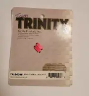Trinity Servo Mounts Red Anodized Aluminum Team Losi Mini T 1.0 Mini-T 1/18th Rc