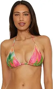 [BECCA] Women's Mirage Triangle Bikini Top, Adjustable, Tie Back, Swimwear Separates