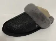 NEW UGG SCUFFETTE II SPARKLE SLIPPERS Shoes Black sz 6