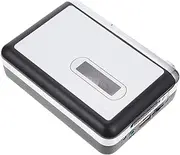HOMSFOU Audio Digital Converter Silver USB Cassette Music Player Plastic USB Cassette to Mp3 Converter Tape-to-mp3 Player