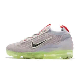 Nike 休閒鞋 Air Vapormax 2021 女鞋 氣墊 避震 針織鞋面 再生材質 運動穿搭 紫綠 DC4112-003 23cm PURPLE/GREEN