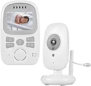 2.4 Inch Video Monitor with Camera Full Angle LCD Display Two-way Communication Temperature Display Rechargeable Battery Set