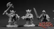 DWARF WARRIORS Reaper Miniatures Dark Heaven Legends Classics REM03351 D&D