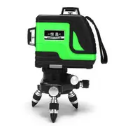 Laser Level 12 Lines Green Self Leveling Vertical Horizontal 3D Leveling Tool 4000mAh Lithium Charge