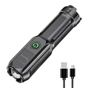 USB Rechargeable 990000LM Waterproof Tactical Flashlight CREE LED Zoomable Torch