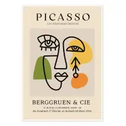 Galrie Stunning Picasso Les Dejeuners Dessins Abstract Art Poster for Home Decor, Poster Only, A1 60 x 84cm (23 x 33inch)