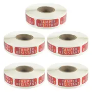 5 Rolls Tamper Proof Label Laser Self Adhesive Sealing Stickers for Security