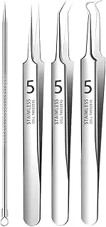 Blackhhead Moving Tool Kit - Pimple Popper Tool Kit | Remover Tool Kit With Storage Box, Button- Extractor Tool | T Head Removal Tool